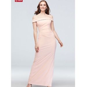 Blush (Petal) Davids Bridal Bridesmaid Dress